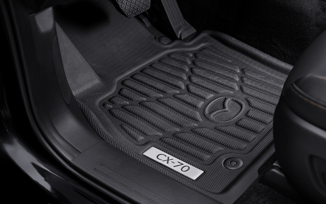 Premium Floor Liners For 1ST Row For CX-70 | Mazda Gear Shop