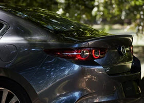 Rear Lip Spoiler For Mazda 3 Sedan (2019 To 2025) Requires Air Guide (Sold Separately)