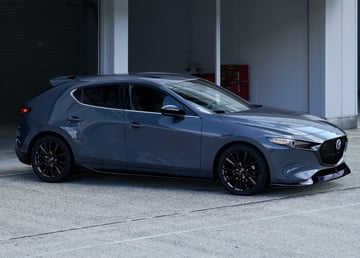 SPORTS PACK AERO KIT WITH GLOSS BLACK FINISH MAZDA 3 SPORT ONLY