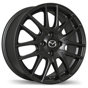 Genuine Mazda M009 Alloy Wheel (Matte Black Finish) For MX-5 & MX-5 RF (2016 To 2023)